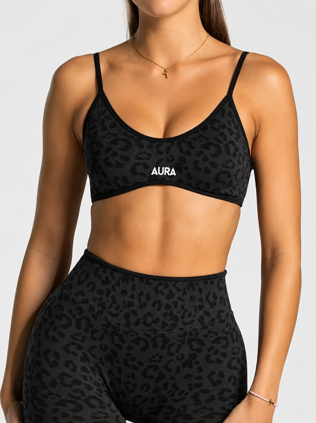 AURA LEOPARD fekete szett