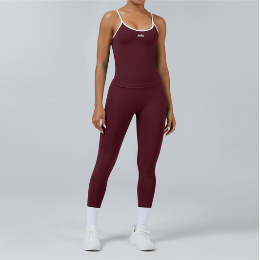 AURA LINE burgundy top szett