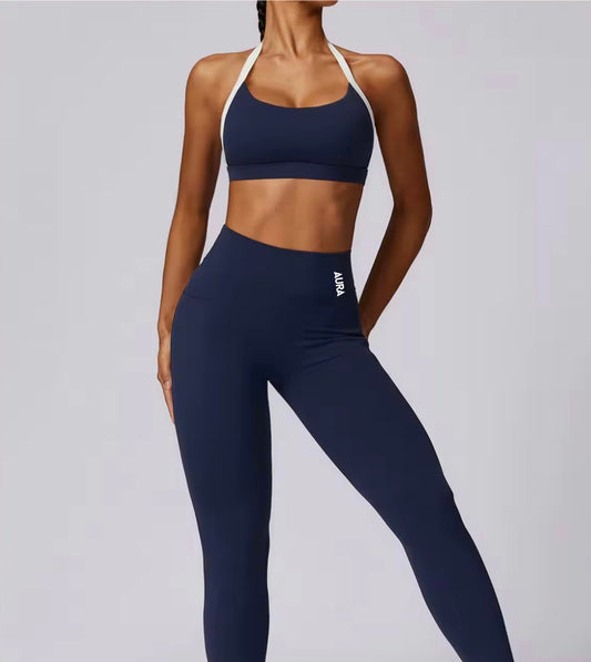 AURA DIVINE BRA kék szett
